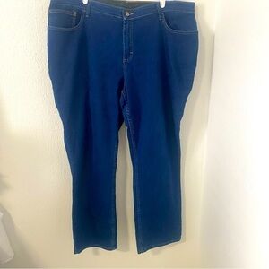 Lee Rider Jeans Women’s Straight Leg Size 22W M Stretchable Waist